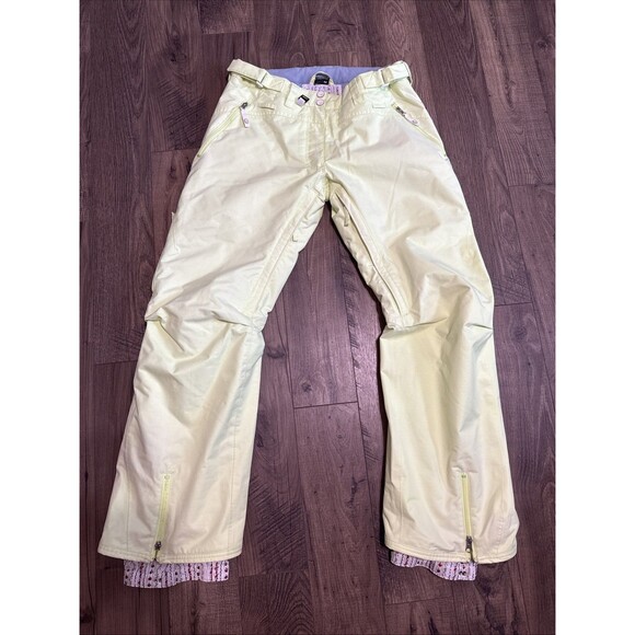 Nike Ski Snowboard Womens Pants Size Medium Yellow - Picture 1 of 10